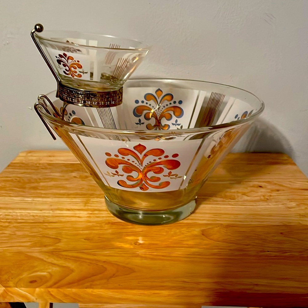 Vintage MCM chip & dip